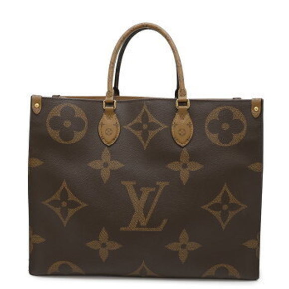 Louis Vuitton Monogram Reverse Giant Onthego GM Tote Bag - Picture 1 of 8